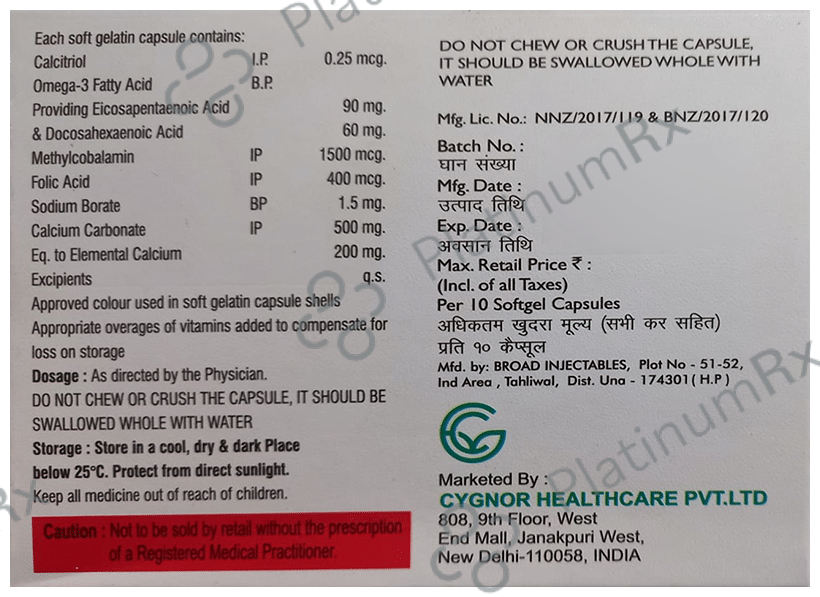 Calcyn Max Softgel Capsule