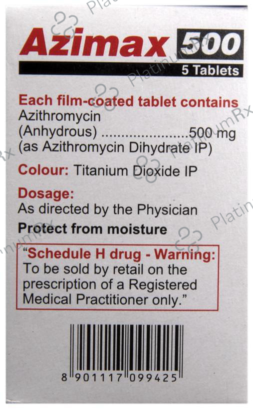 Azimax 500 Tablet 5 Tablet