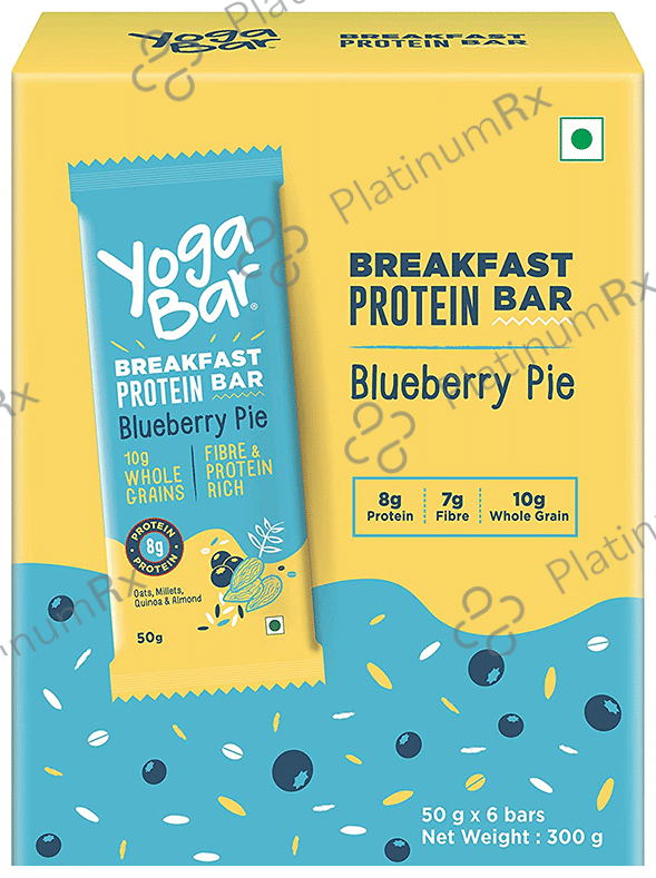 Yoga Bar Breakfast Protein Bar for Nutrition - Flavour Blueberry Pie