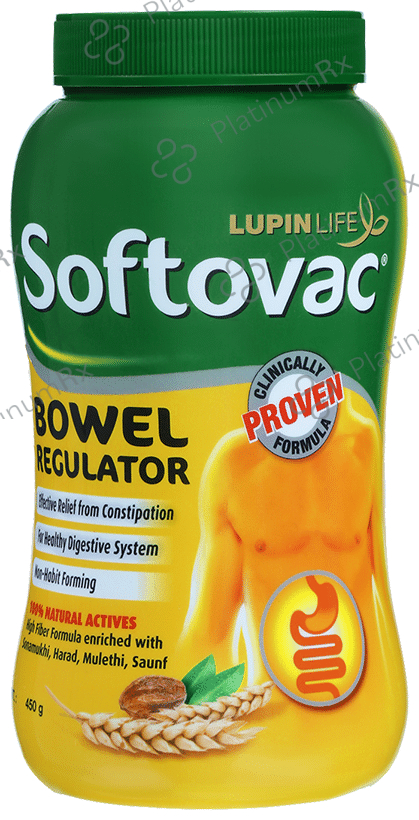 Softovac Bowel Regulator for Effective Relief from Constipation 450 gm