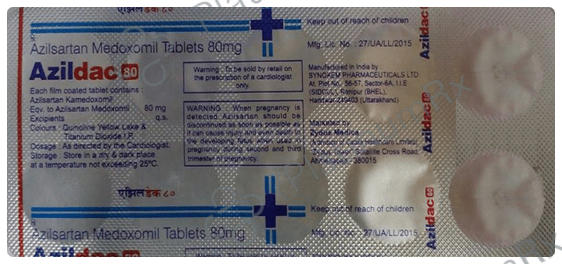 Azildac 80mg Tablet 10s