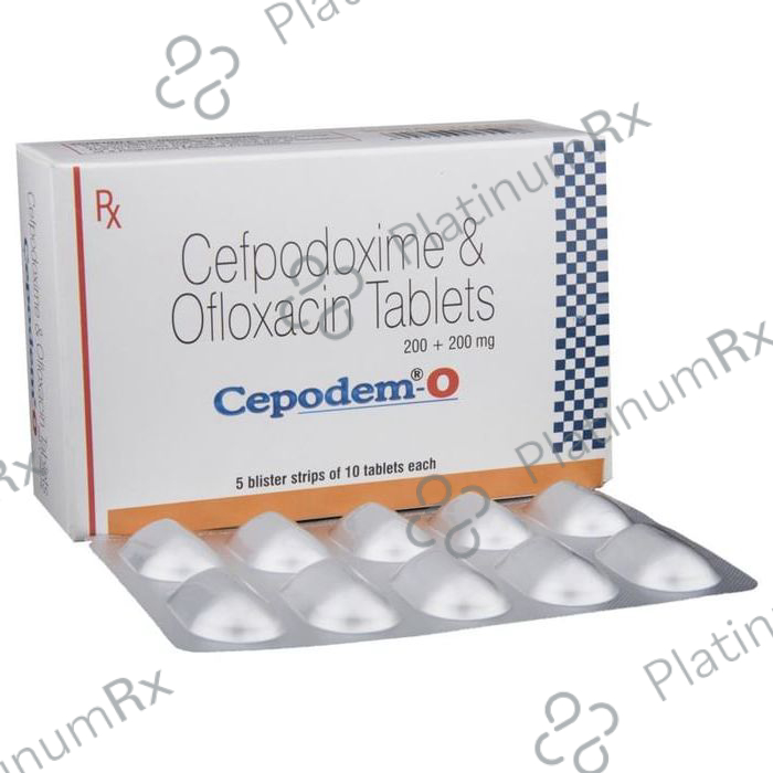 Cepodem O 200/200mg Tablet 10s