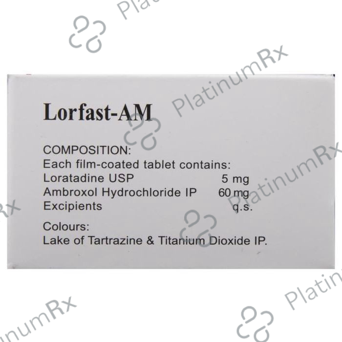 Lorfast AM 60/5mg Tablet 10s