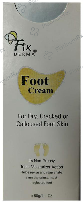 Fixderma Foot Cream - For Dry, Cracked or Calloused Foot Skin 60 gm