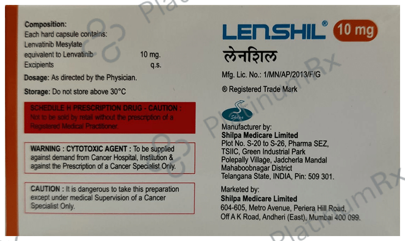 Lenshil 10mg Capsule