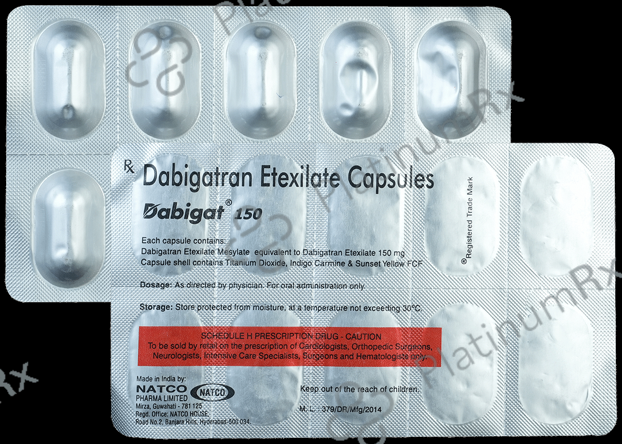 Dabigat 150mg Capsule 10s