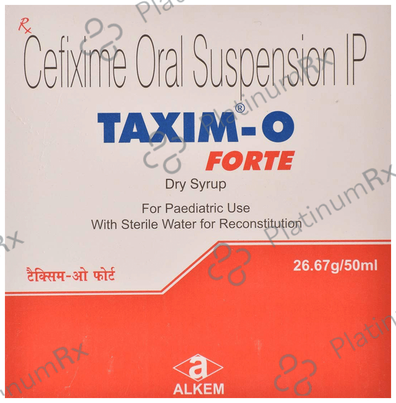 Taxim-O Forte Dry Syrup 50 Oral Suspension