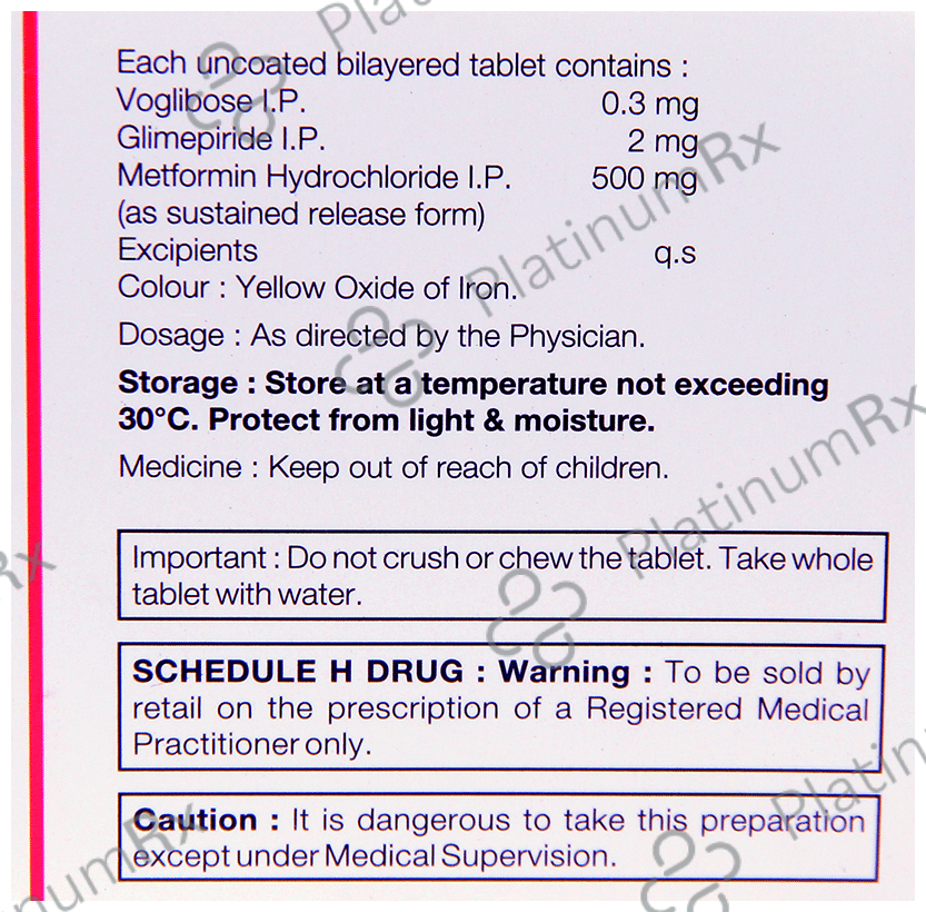 Tribetrol 2 Forte 2/500/0.3mg Tablet SR 15s