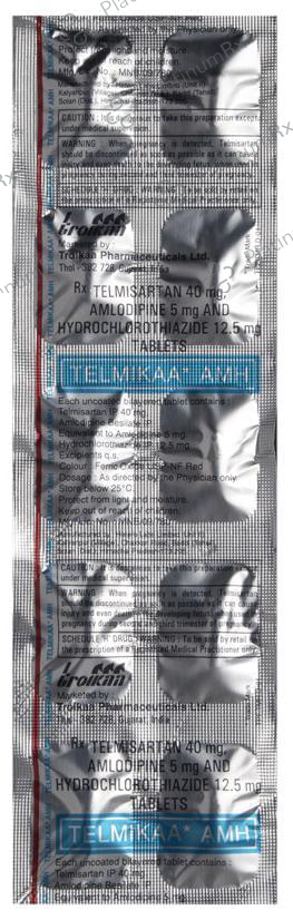 Telmikaa AMH 5/12.5/40mg Tablet 10s
