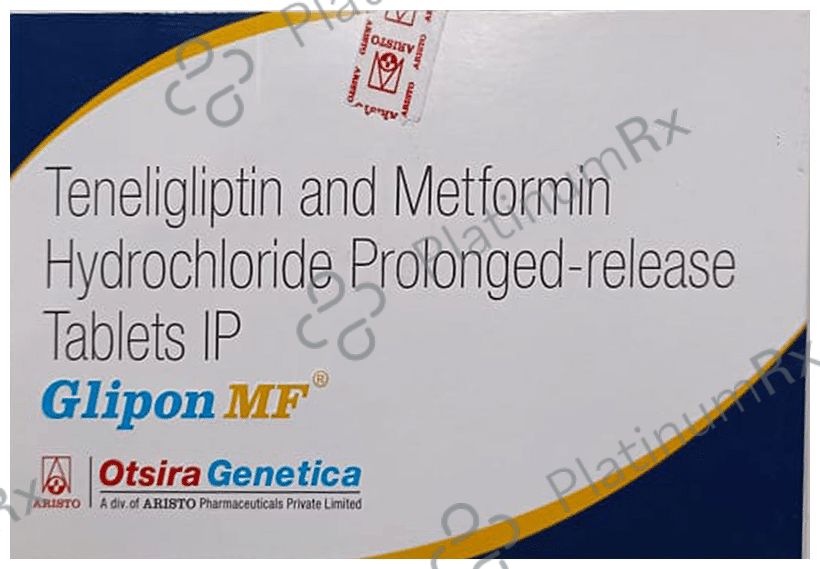 Glipon MF 500/20mg Tablet PR 10s