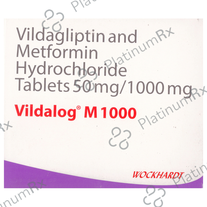 Vildalog M 1000mg/50mg Tablet