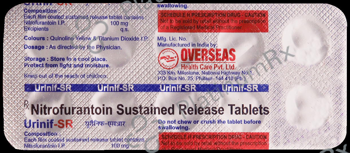 Urinif 100mg Tablet SR