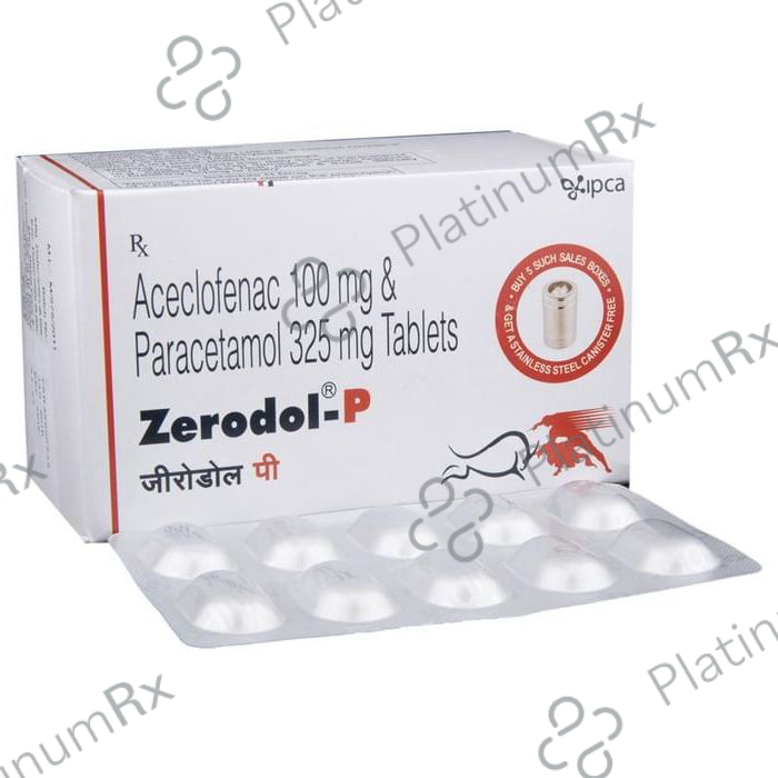 Zerodol P 100/325mg Tablet 10s