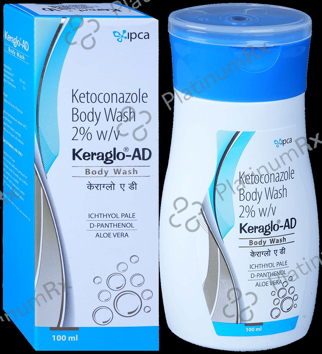 Keraglo AD 2% Body Wash 100ml