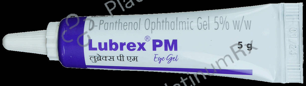 Lubrex PM 5% Eye Gel 5gm