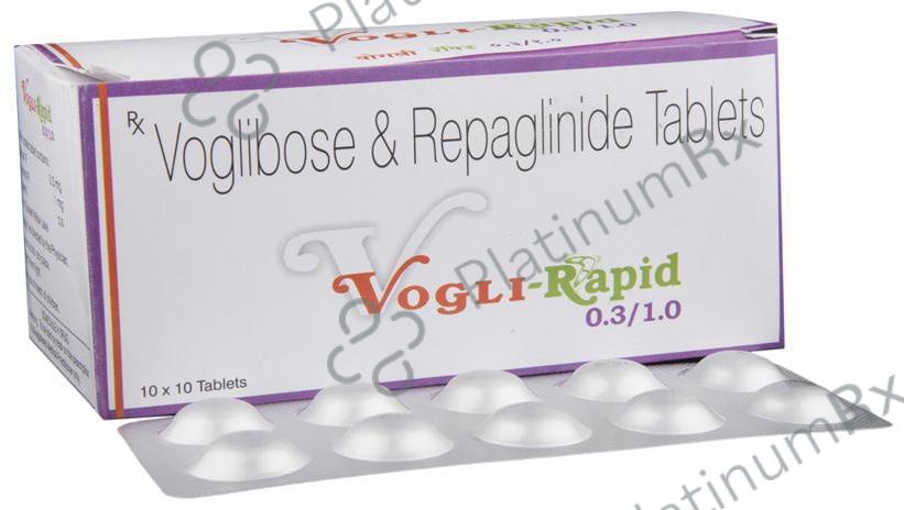 Vogli Rapid 0.3/1mg Tablet 10s