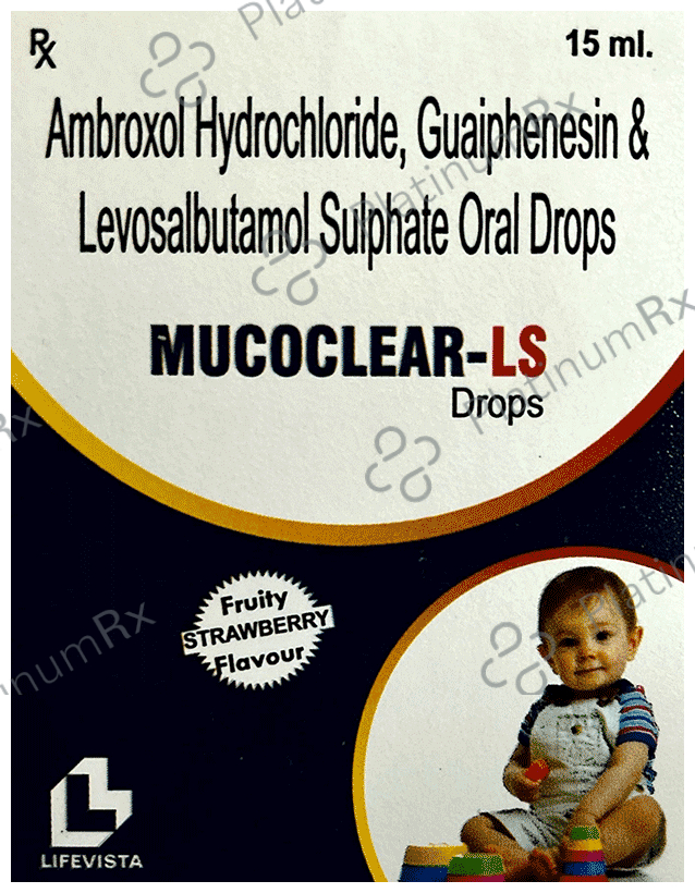 Mucoclear-LS Oral Drops Fruity Strawberry