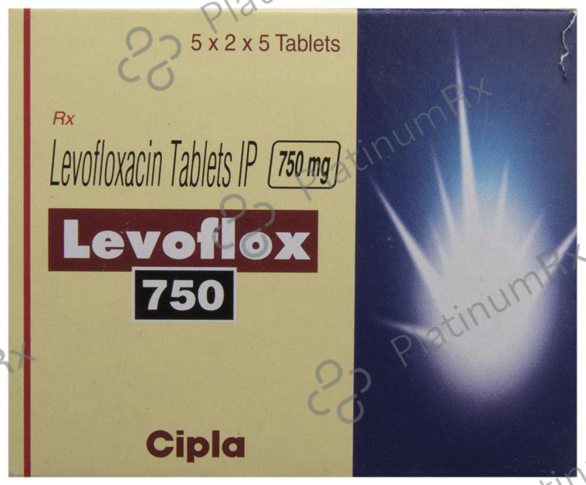Levoflox 750mg Tablet 5s