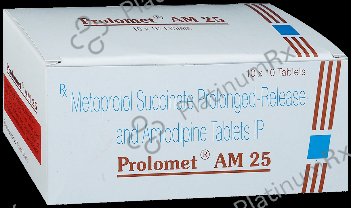 Prolomet AM 5/25mg Tablet PR 10s