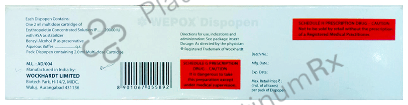 Wepox Dispopen Injection