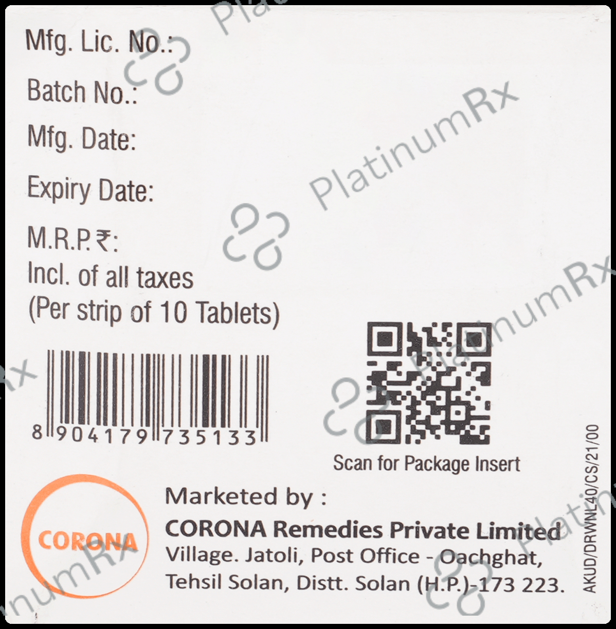 Drownil 40mg Tablet