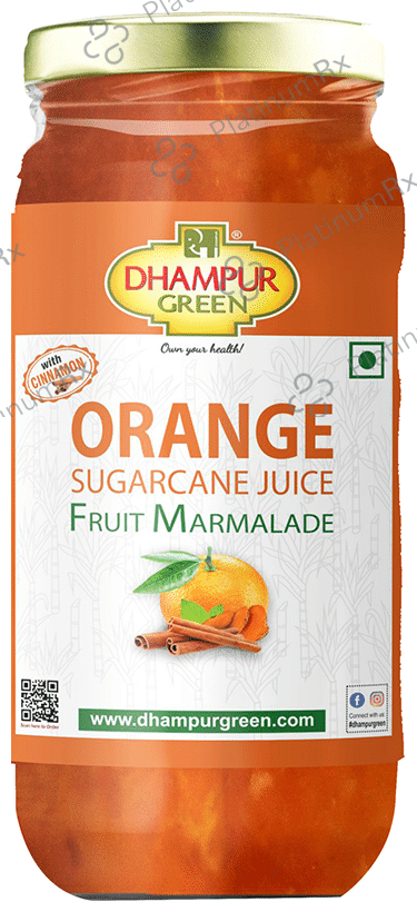 Dhampur Green Orange Sugarcane Juice Fruit Marmalade with Cinnamon