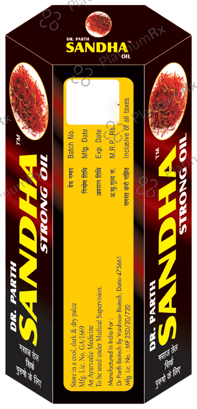 Dr. Parth Sandha Strong Oil