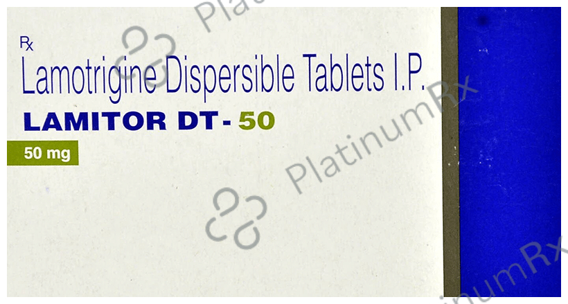 Lamitor DT 50mg Tablet 15s