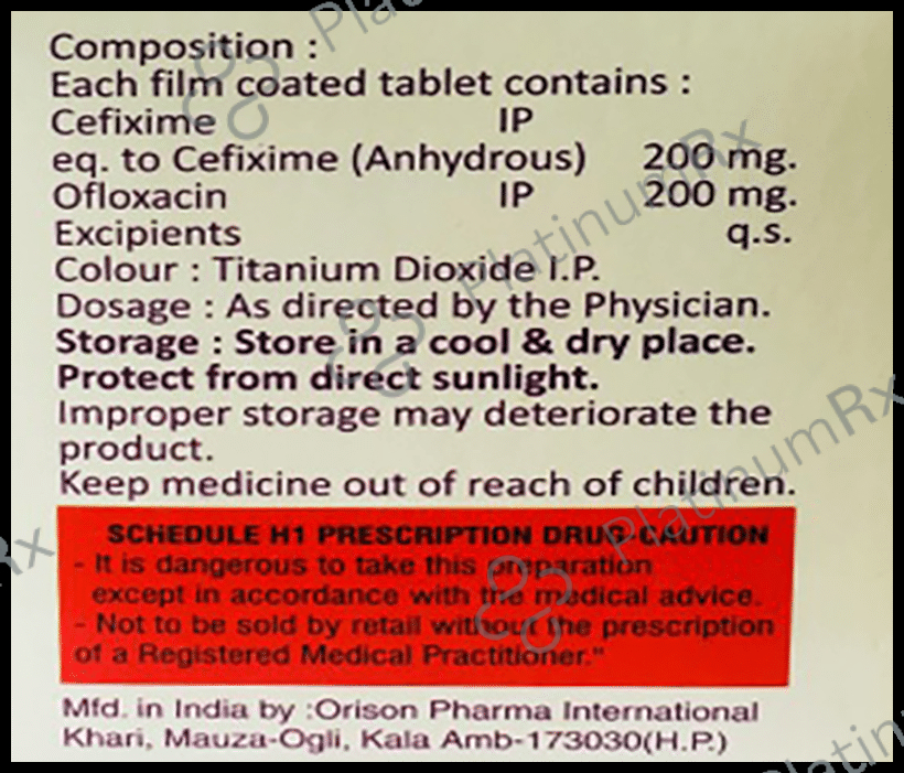 Aucef-O Tablet