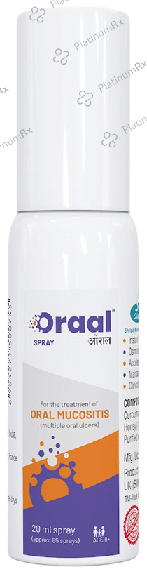 Oraal Spray (20ml Each) 1 Bottle