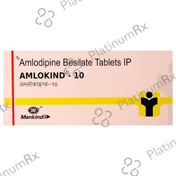 Amlokind 10mg Tablet 10s
