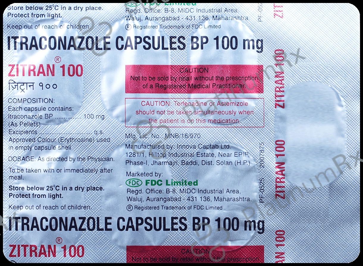 Zitran 100 Capsule 7 Capsule