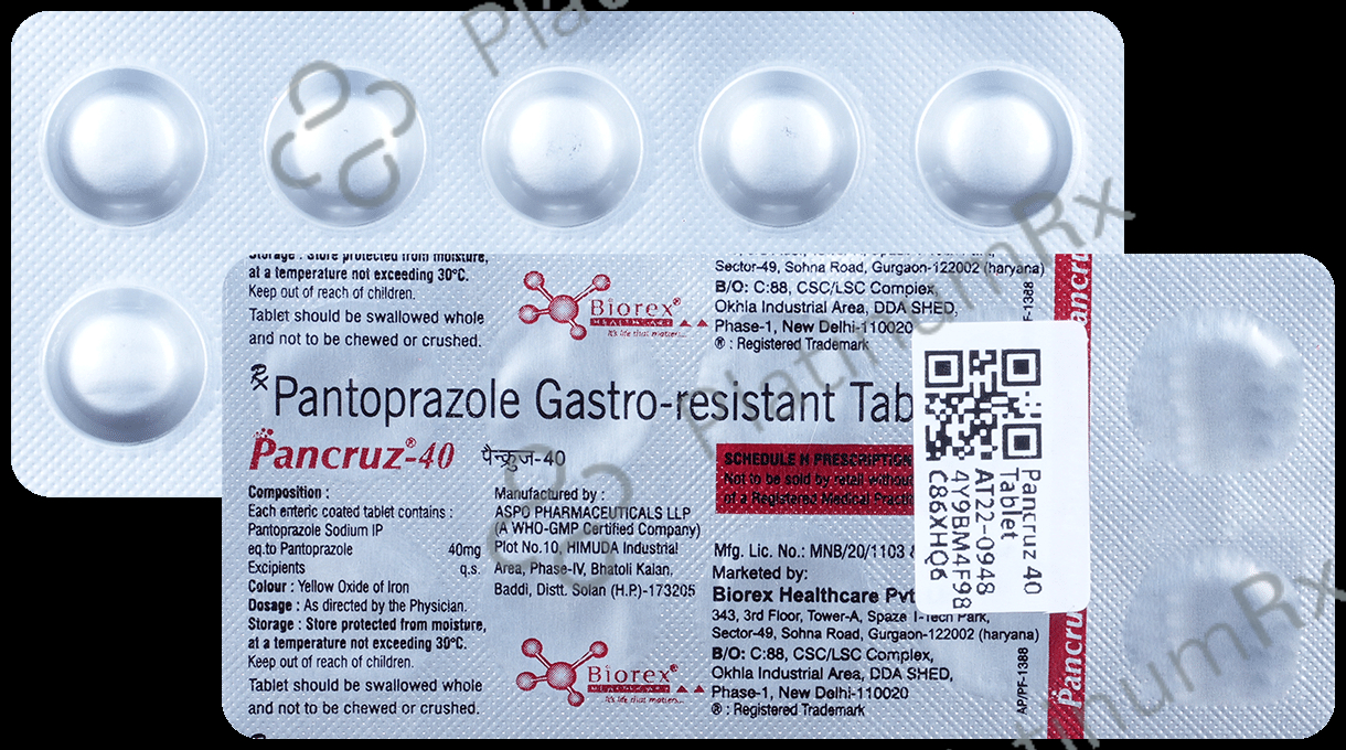 Pancruz 40 Tablet
