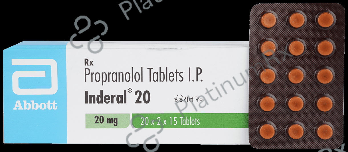 Inderal 20mg Tablet 15s