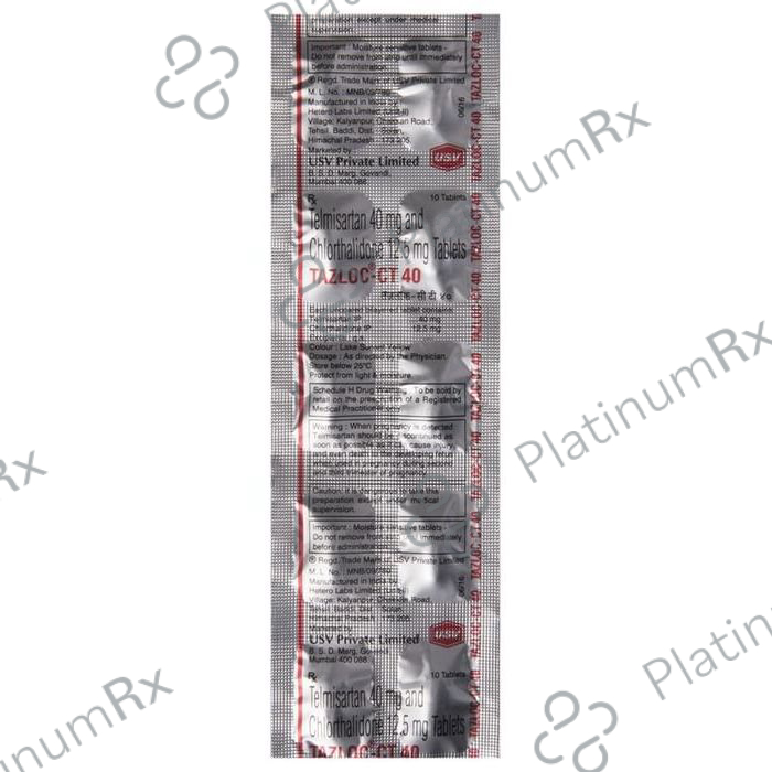 Tazloc CT 40/12.5mg Tablet 10s
