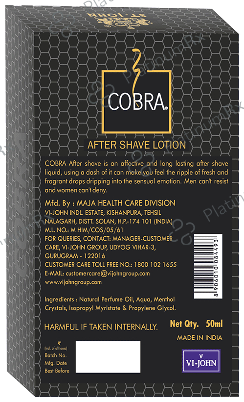 St. John Cobra After Shave Lotion