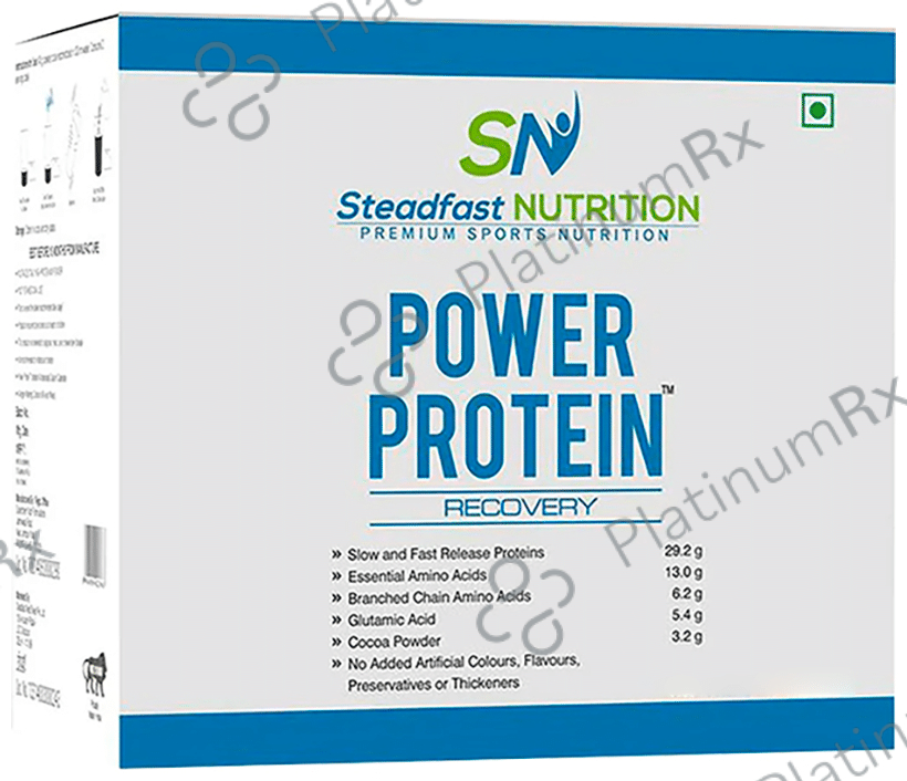Steadfast Nutrition Power Protein Recovery Sachet (40gm Each) 15 Sachets