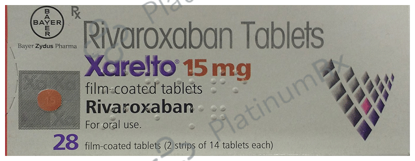 Xarelto 15mg Tablet 28 Tablet