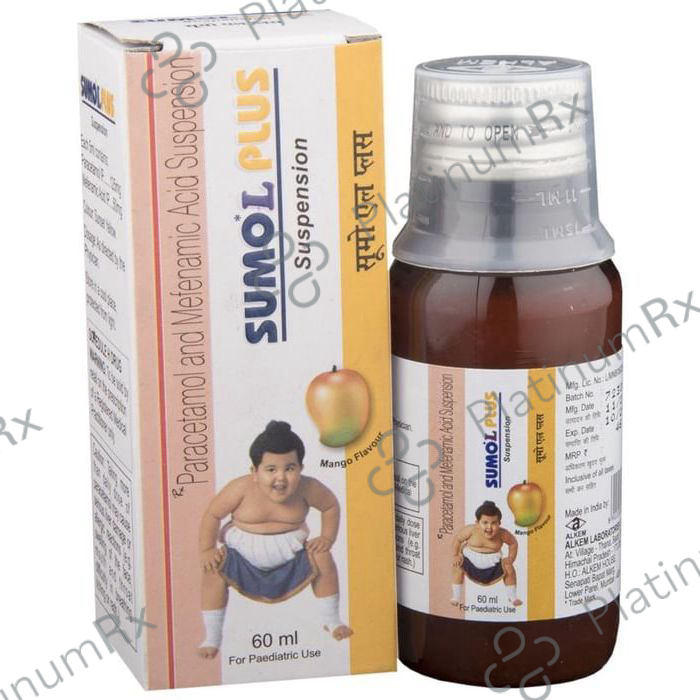 Sumo L Plus Paediatric 50/125mg Suspension 60ml
