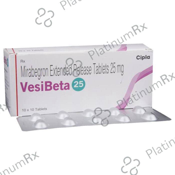 VesiBeta ER 25mg Tablet 10s