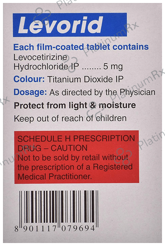 Levorid 5mg Tablet 10s