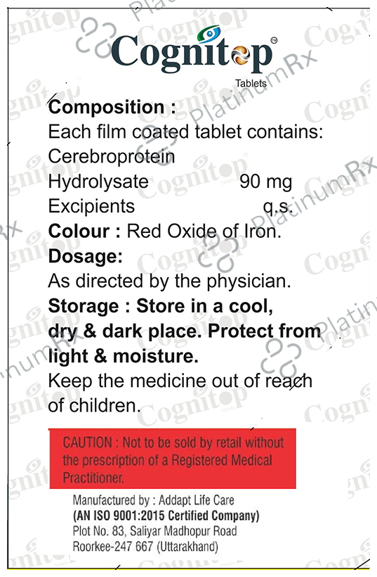 Cognitop Tablet 10s