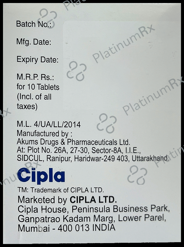 Cheston D Plus 2/10/5mg Tablet DT 10s