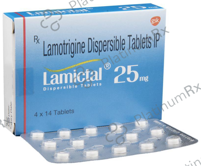 Lamictal 25mg Dispersible Tablet