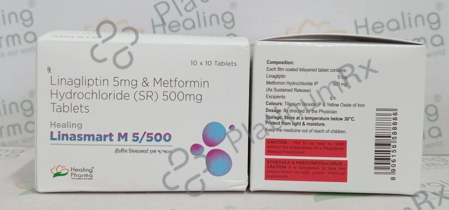 Linasmart M 5/500mg Tablet SR 10s