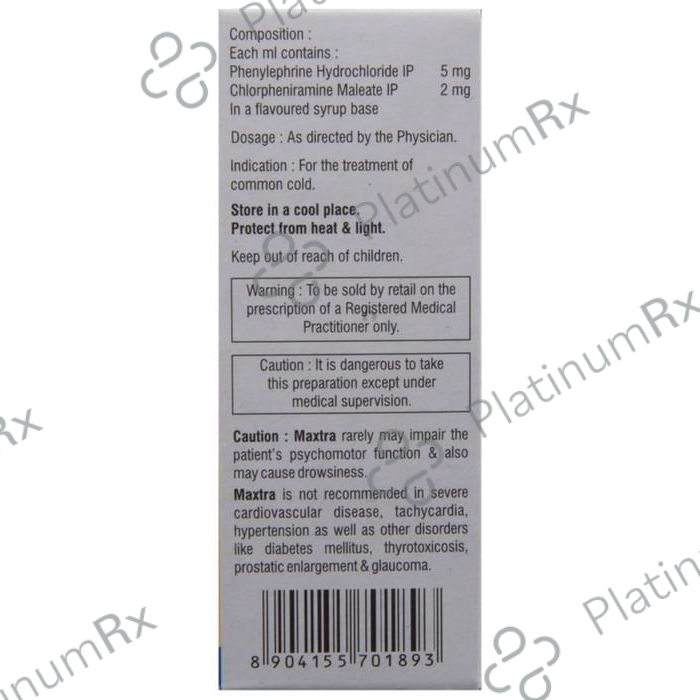 Maxtra 2/5mg Oral Drops 15ml
