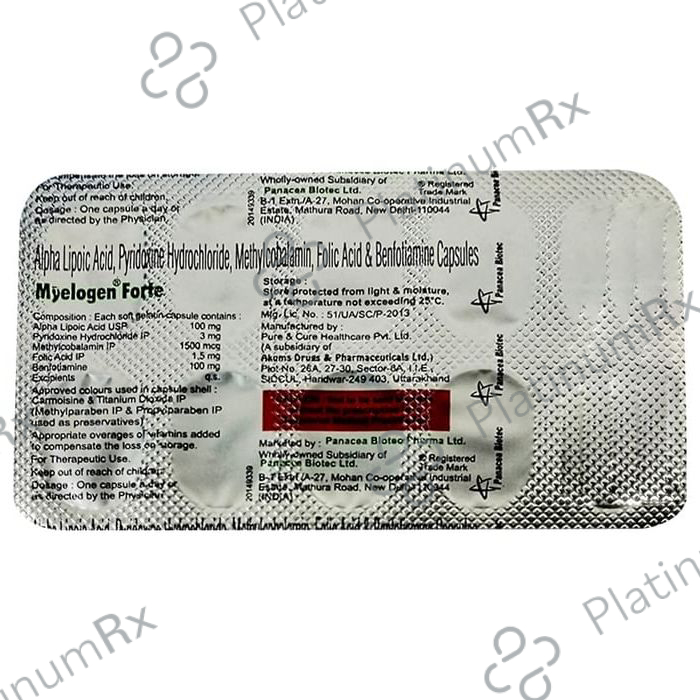 Myelogen Forte Capsule 10s