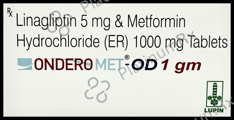 Ondero Met OD 1 gm Tablet ER 10s