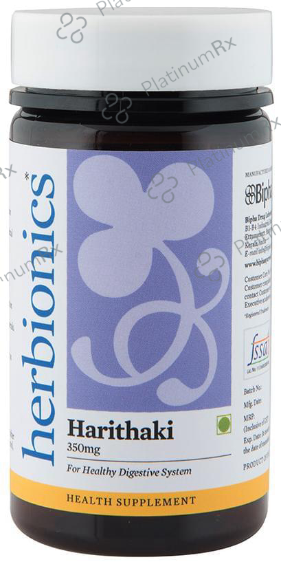Bipha Ayurveda Herbionics Harithaki 350mg Capsule