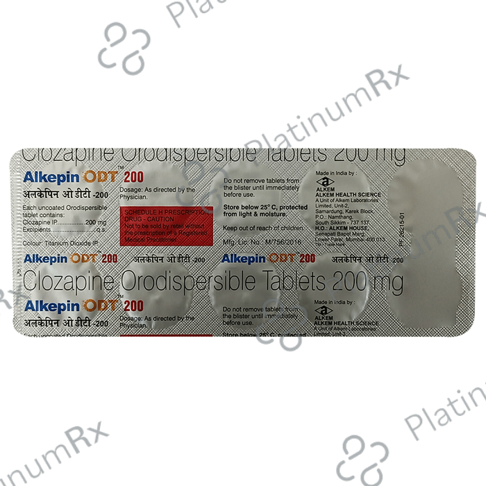 Alkepin Odt 200mg Tablet 10s
